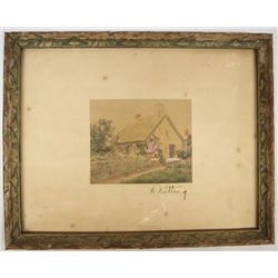 Hand Tinted Photograph, Wallace Nutting 1861-1941