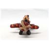 Image 4 : Navajo Folkart Pottery Airplane and Pilot by Chee