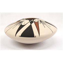 Mata Ortiz Polychrome Pottery Seed Jar by arroyo