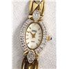 Image 2 : Estate Ladies Goldtone and Rhinestone Wristwatch
