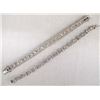 Image 1 : 2 Estate Sterling Silver and CZ Bracelets