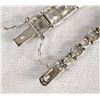 Image 4 : 2 Estate Sterling Silver and CZ Bracelets
