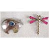Image 1 : 2 Native American Navajo and Zuni Sterling Pins