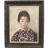 Image 1 : Original Oil Japanese Woman by C. Macky 1883-1961