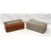 Image 1 : Pr Carved Wood Trinket Boxes