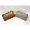 Image 3 : Pr Carved Wood Trinket Boxes