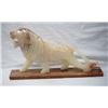 Image 3 : Carved Marble Lion on Marble Base