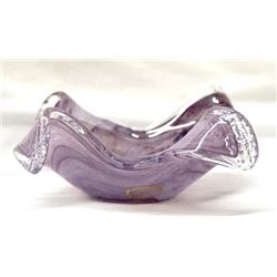 Italian Lavorazione Art Murano Glass Dish