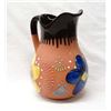 Image 2 : Mexican Hand Painted Pottery Pitcher with 5 Cups