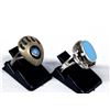 Image 2 : 2 Sterling Silver Turquoise Rings
