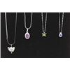 Image 2 : Collection of  Four Sterling Silver Necklaces