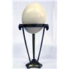 Image 2 : Ostrich Egg on Brass Sheep's Head Stand