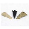 Image 3 : 3 Authentic Native American Stone Arrowheads