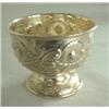 Image 1 : Continental sterling silver bowl. Chased scrolls. Note some dents. 4.8 T. oz. $150-200...