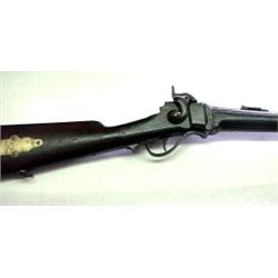 Sharps carbine, 1859. Brass bound. Very good plus condition. $1500-2000...