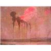Image 1 : Edward Mack Curtis Hawkins. "Harp of the Winds". Oil on board, 1912. Signed Edward C.M. Hawkins i...