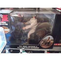 Harley Davidson GI Joe US Army Courier and WLA 45 Harley Davidson in Original Package