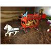Image 1 : Cast Horse Draw Circus Wagon Toy