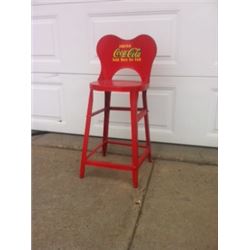 Coca Cola Metal Stool