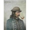 Image 1 : Vastagh György (1834-1922): Pipázó paraszt