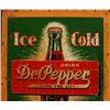 Image 2 : Dr. Pepper Ice Cold Sold Here Tin Sign