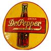 Image 1 : Dr. Pepper Red Brick Bottle Logo Sign
