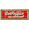 Image 1 : Dr. Pepper Red Brick Porcelain Sign
