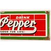 Image 3 : Dr. Pepper Red Brick Porcelain Sign