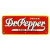 Image 1 : Dr. Pepper Red Brick Porcelain Sign