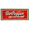 Image 1 : Dr. Pepper Red Brick Porcelain Sign