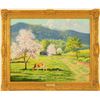 Image 1 : J. Hans Gallrein "Spring Morning" Oil Painting