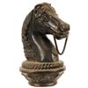 Image 2 : Black Cast Iron Horse Head Post Topper