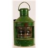 Image 1 : Painted Green Nautical Lantern