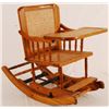 Image 1 : Oak & Cane Baby High Chair