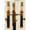 Image 8 : 2 Brass Library Lamps