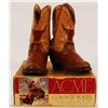 Image 1 : Vintage Children's Cowboy Boots in Acme Boots Box
