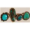 Image 1 : 4 Navajo Indian Jewelry Rings Turquoise & Silver