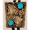 Image 2 : Turquoise & Silver Bolo Tie