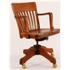 Image 1 : 2 Antique Oak Office Chair