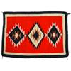 Image 1 : AMERICAN INDIAN MAT - 2' 5" x 3' 4", VG.  Est. 50-100...