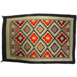 AMERICAN INDIAN RUG - 3' 4" X 5', G.  Est. 150-250...