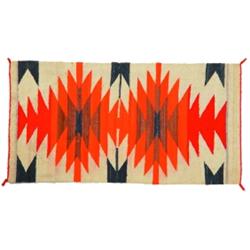 AMERICAN INDIAN MAT - 2'8" x 3', VG.  Est. 50-100...