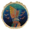 Image 1 : NICHOLS ROUND MAT - Dia.-19", G-VG.  Est. 50-100...