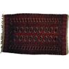 Image 1 : BOKARA THROW RUG - 3' 8" x 5' 7", G-VG.  Est. 50-100...