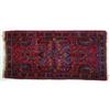 Image 1 : SAROUK THROW RUG - 2' x 4' 6", F-G.  Est. 75-125...
