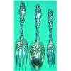 Image 1 : 3 PIECES STERLING WHITING LILY - L-7 1/2" - 9", VG-EX.  Est. 200-400...