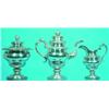 Image 1 : 3 PC. SILVER PHILADELPHIA COFFEE SERVICE - Bailey & Kitchen, mid 19th Century. "CP" approx. 33 T....