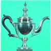 Image 1 : BALTIMORE SILVER COFFEE POT - Neoclassic design, slip top, stamped W. Ball, circa 1795, approx. 2...