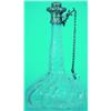 Image 1 : GORHAM STERLING TOPPED BOTTLE - Gripping neck and chain opens top  H-7 1/2", VG-EX.  Est. 150-250...