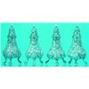 Image 1 : 4 REPOUSSE STERLING SHAKERS - Approx. 4 T.O.  H-3", VG-EX.  Est. 200-400...
